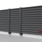 Ламели для забора жалюзи Luxe V RAL 7024 – порошковое покрытие, толщина 0,45 мм в Кисловодске  | фото 6