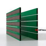 Планкен для забора Printec под дерево 120 mm RAL 6002 – покрытие полиэстер, толщина 0,45 мм в Кисловодске  | фото 4