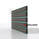 Планкен для забора Printec под дерево 120 mm RAL 6005 – покрытие порошковое, толщина 0,45 мм в Кисловодске  | фото 3
