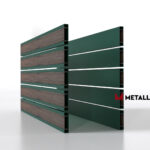 Планкен для забора Printec под дерево 120 mm RAL 6005 – покрытие порошковое, толщина 0,45 мм в Кисловодске  | фото 2