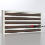 Планкен для забора Printec под дерево 120 mm RAL 9002 – покрытие матовое, толщина 0,45 мм в Кисловодске  | фото 3