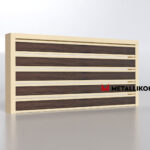 Планкен для забора Printec под дерево 120 mm RAL 1015 – покрытие порошковое, толщина 0,45 мм в Кисловодске  | фото 4